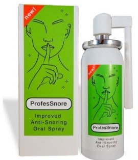 professnore anti snore spray